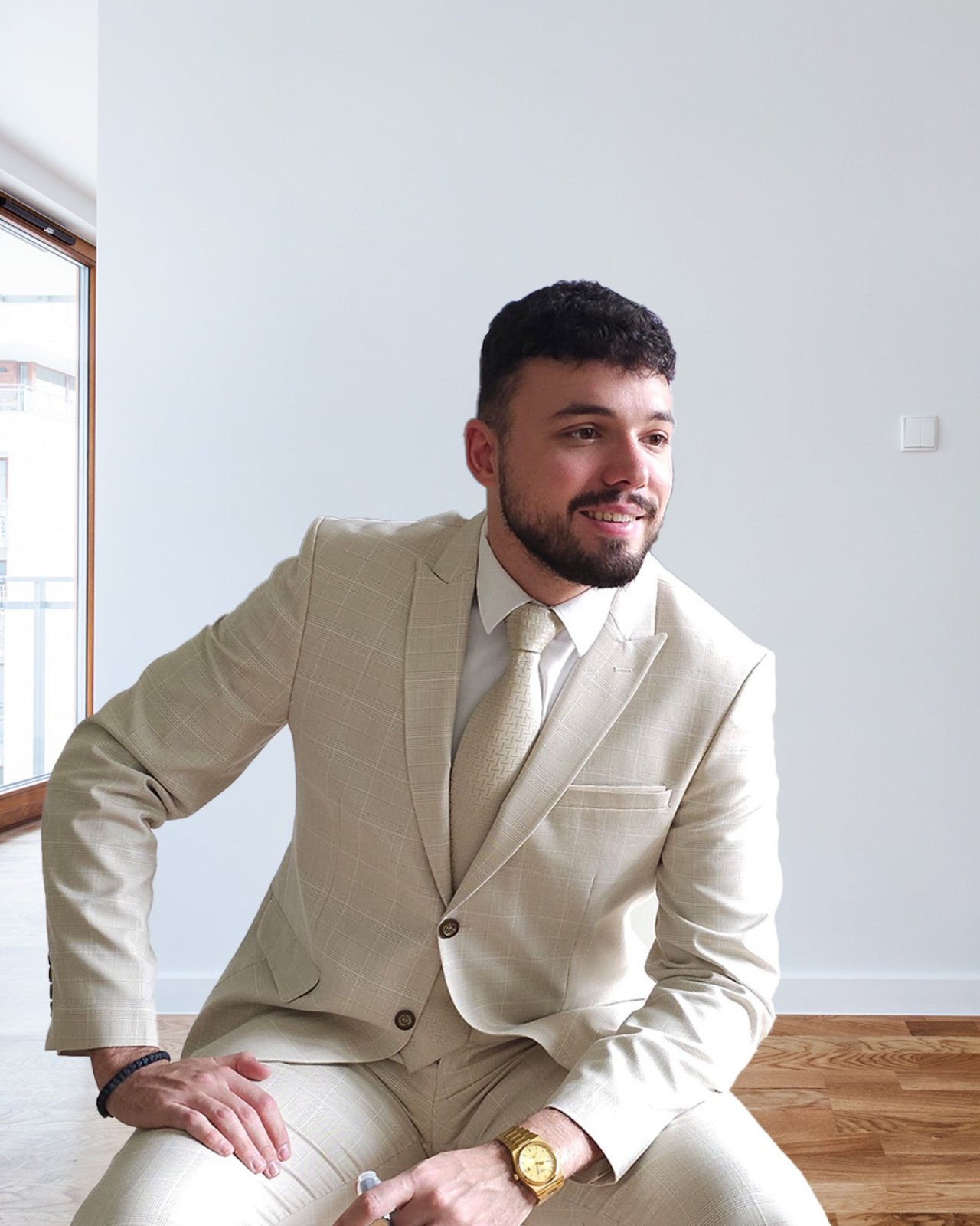 image of a business man siting in a chair